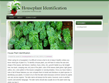 Tablet Screenshot of houseplantidentification.net